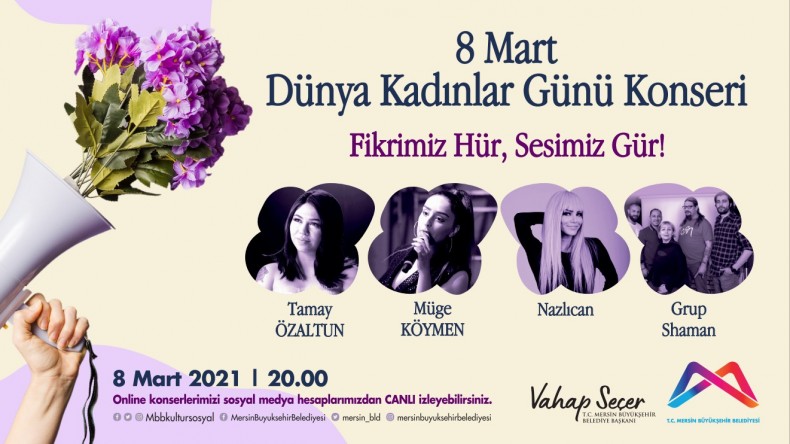 MERSİN BÜYÜKŞEHİR, KONSERLER İLE EVLERE KONUK OLUYOR