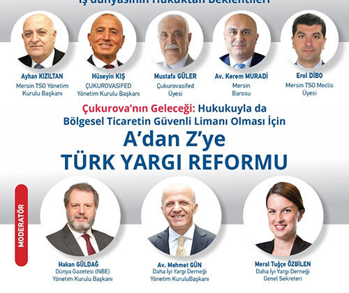 EKONOMİ DÜNYASI MERSİN’DE BULUŞUYOR