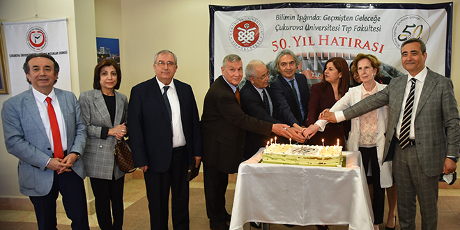 ÇUKUROVA ÜNİVERSİTESİ TIP FAKÜLTESİ 50. YILINI KUTLADI
