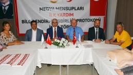 BASIN MENSUPLARINA, TÜRK KIZILAYI’NDAN İLK YARDIM KURSU