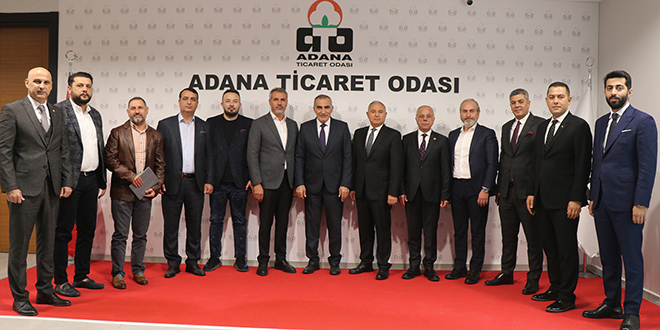 AOSB YÖNETİMİ, ADANA TİCARET ODASI’NDA