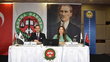 ADANA BAROSU VE TBB TARAFINDAN “HKM UYGULAMALARI” KONULU SEMİNER DÜZENLENDİ