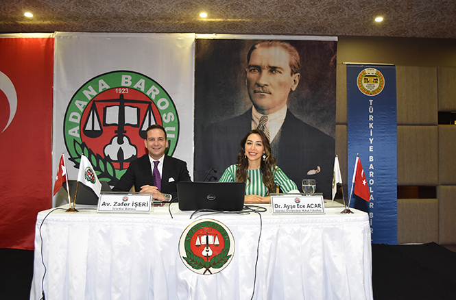 ADANA BAROSU VE TBB TARAFINDAN “HKM UYGULAMALARI” KONULU SEMİNER DÜZENLENDİ