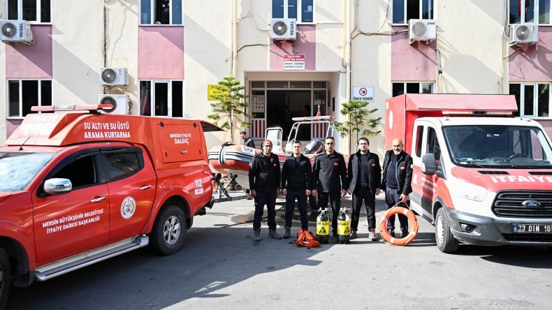 BÜYÜKŞEHİR’İN DALGIÇLARI, ŞANLIURFA’YA ULAŞMAK ÜZERE YOLA ÇIKTI