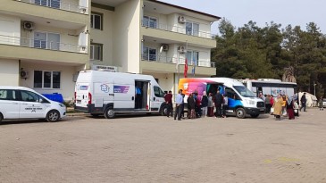 BÜYÜKŞEHİR’İN HATAY VE ADIYAMAN’DA DESTEK ÇALIŞMALARI SÜRÜYOR