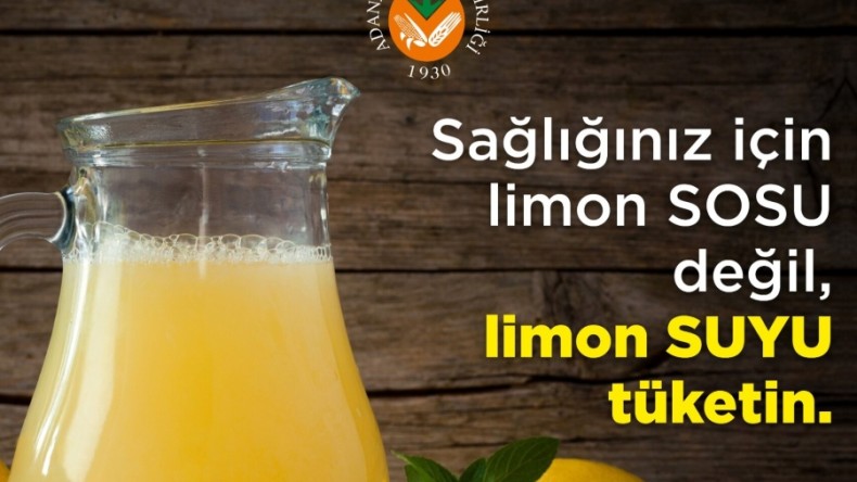 “SAĞLIKLI LİMON YERİNE ASİTLİ KİMYASAL SIVILAR TÜKETMEYELİM”