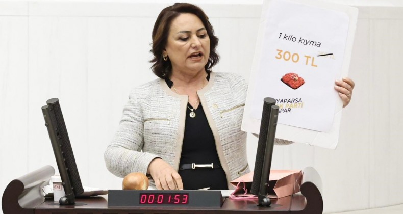 “YAPARSA AKP YAPAR; 200 LİRA İLE 1 KİLO KIYMA ALINAMIYOR!”