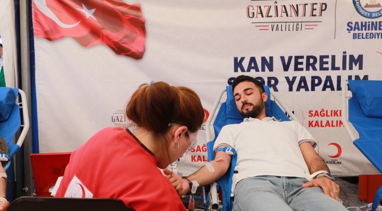 GAZİANTEP’TE KAN BAĞIŞI REKORUNA DOĞRU