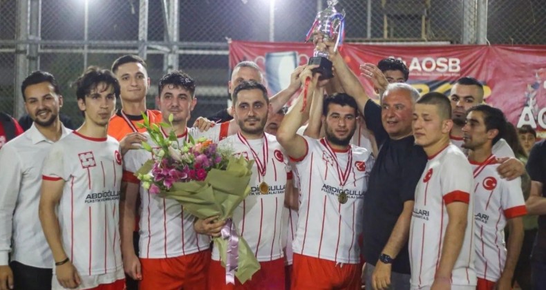 AOSB 9. FUTBOL TURNUVASI TAMAMLANDI