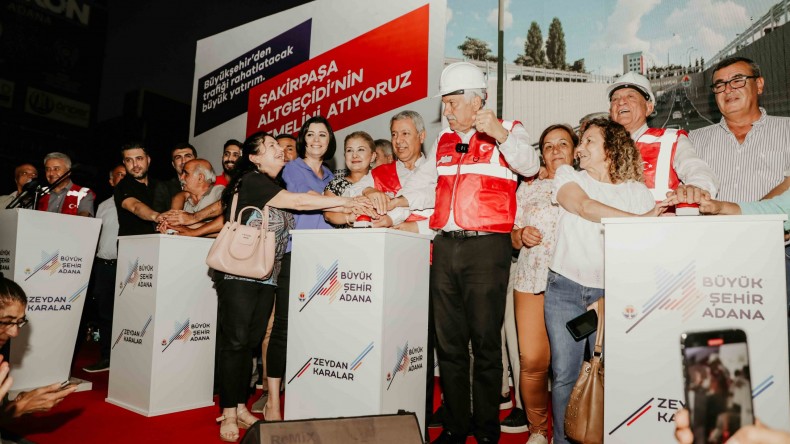 ŞAKİRPAŞA ALTGEÇİDİ’NİN TEMELİ ATILDI