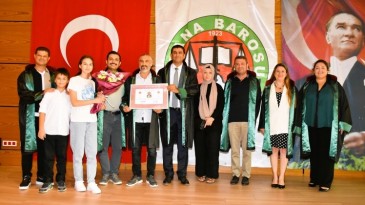 ADANA BAROSU’NDA RUHSAT TÖRENİ YAPILDI