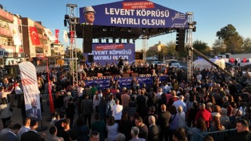 LEVENT KÖPRÜSÜ HİZMETE GİRDİ