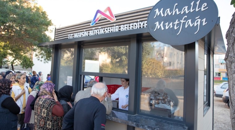 MERSİNLİLER MAHALLE MUTFAKLARINDAN ÇOK MEMNUN