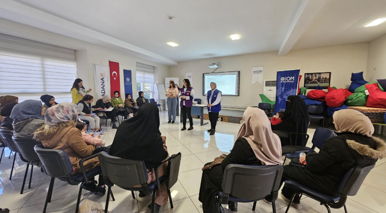 GÖÇMEN KADINLARA “KADIN SAĞLIĞI VE ÜREME SAĞLIĞI” ANLATILDI