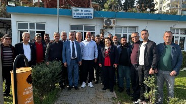 KARATAŞ’TA CHP HEYETİNE SEVGİ SELİ