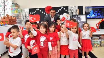 BAŞKAN KOZAY, ÇOCUKLARIN COŞKUSUNA ORTAK OLDU