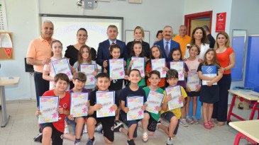 FİNAL’DE KARNELER KAYMAKAM VE EĞİTİM MÜDÜRÜ’NDEN