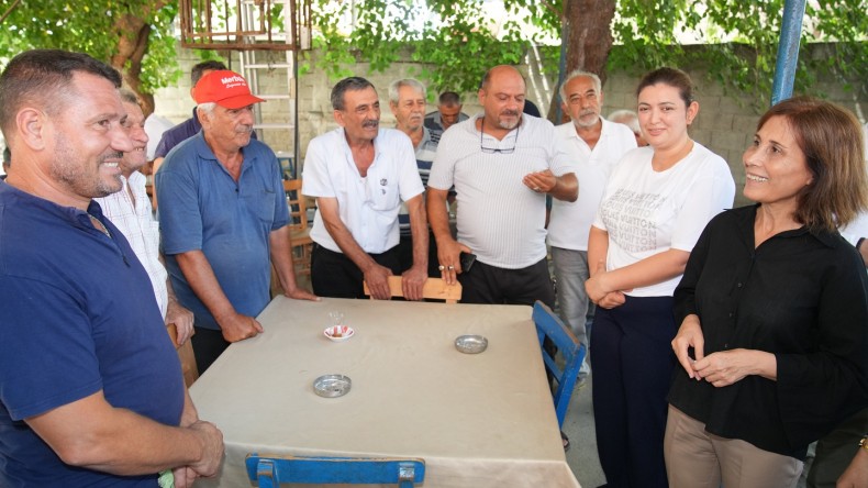 BAŞKAN OYA TEKİN MAHALLELERİ GEZDİ, SORUNLARI VE TALEPLERİ DİNLEDİ