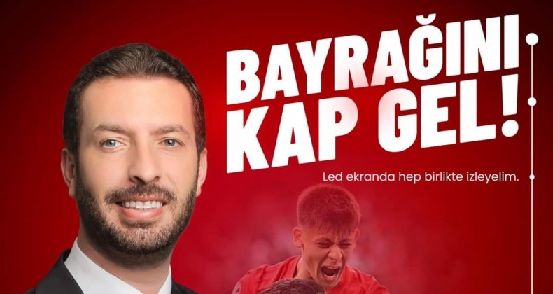 CEYHAN’DA MİLLİ MAÇ HEYECANI DEV EKRANDA YAŞANACAK
