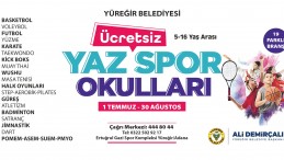 YÜREĞİR’DE YAZ SPOR OKULLARI BAŞLIYOR