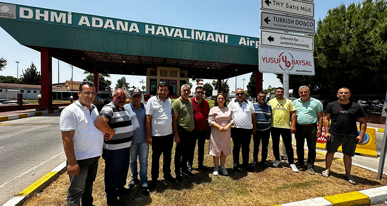MÜZEYYEN ŞEVKİN, ADANA HAVAALANININ PEŞİNİ BIRAKMIYOR