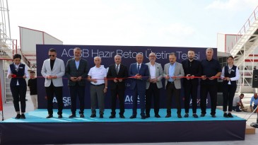 AOSB’DE İKİNCİ BETON SANTRALİ HİZMETE GİRDİ