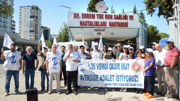 SAĞLIK ÇALIŞANLARI 30 HAFTADIR VERGİDE ADALET İSTİYOR