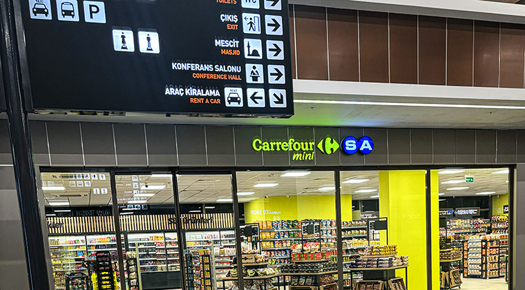 TÜRKİYE’DE İLK HAVALİMANI MARKETİ CARREFOURSA’DAN…