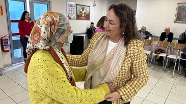 HUZUREVİ SAKİNLERİYLE BULUŞAN ŞEVKİN: “HALKIN UMUDU OLMA MÜCADELEMİZ SÜRÜYOR”