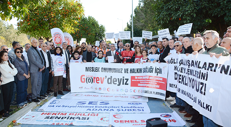 DOKTOR VE SAĞLIK EMEKÇİLERİ İŞ BIRAKTI