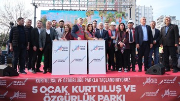 5 OCAK KURTULUŞ VE ÖZGÜRLÜK PARKI’NIN TEMELİ ATILDI