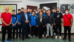 TÜRKİYE ŞAMPİYONU ATLET BAŞKAN TEKİN’LE BULUŞTU
