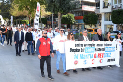 HEKİMLER BEYAZ YÜRÜYÜŞ GERÇEKLEŞTİRDİ