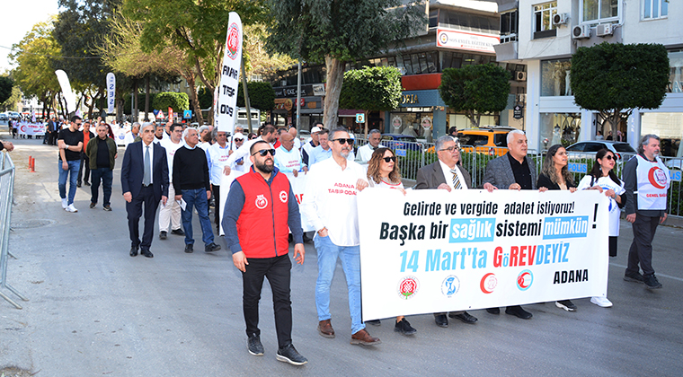 HEKİMLER BEYAZ YÜRÜYÜŞ GERÇEKLEŞTİRDİ