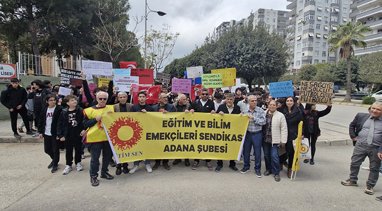 ADANA’DA PROJE OKULLARINA KARŞI EYLEMLER GERÇEKLEŞTİRİLDİ