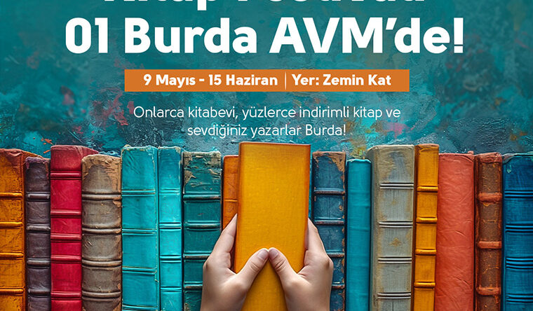01 BURDA AVM’DE KİTAP FESTİVALİ BAŞLIYOR…