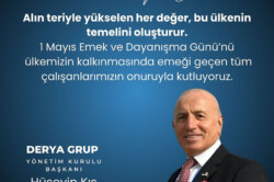 HÜSEYİN KIŞ, 1 MAYIS EMEK VE DAYANIŞMA GÜNÜNÜ KUTLADI