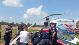 ADANA’DA JANDARMA HAVA ARACI DÜŞTÜ