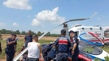 ADANA’DA JANDARMA HAVA ARACI DÜŞTÜ