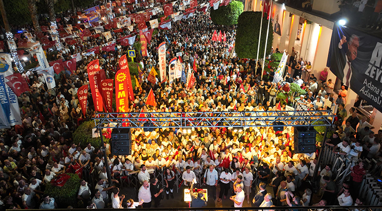 ADANA, ZEYDAN KARALAR İÇİN TEK YÜREK OLDU…