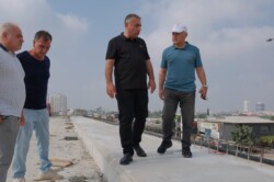 GÜNGÖR GEÇER, ÖĞRETMENLER BULVARI OTOBAN BAĞLANTISI KÖPRÜLÜ KAVŞAĞI ÇALIŞMALARINI DENETLEDİ