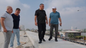 GÜNGÖR GEÇER, ÖĞRETMENLER BULVARI OTOBAN BAĞLANTISI KÖPRÜLÜ KAVŞAĞI ÇALIŞMALARINI DENETLEDİ