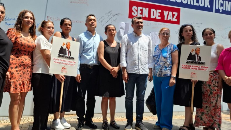 ADALET NÖBETİNİN İLK GÜNÜNDEN İTİBAREN KADINLAR ALANLARDA OLMAYA DEVAM EDİYOR