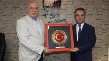 DAİMFED’TEN ASKİ GENEL MÜDÜRÜ MANSUR ALADAĞ’A ZİYARET