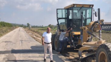 YUMURTALIK’TA YOLLAR YENİLENİYOR