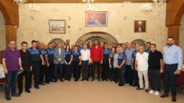 BAŞKAN DEMİRÇALI ZABITA EKİBİYLE KAHVALTIDA BULUŞTU