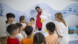 ÇOCUKLAR YAZ TATİLİNDE DE BİLİMDEN AYRILMADI