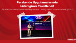 GROSERİ, TEDARİKÇİLERİN OYLARIYLA PERA ÖDÜLÜNÜN SAHİBİ OLDU