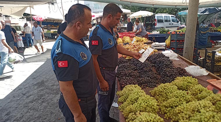 YUMURTALIK’TA PAZAR YERİNE DENETİM VE DÜZENLEME GETİRİLDİ