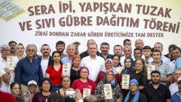 MERSİN’DE ‘SERA İPİ, YAPIŞKAN TUZAK VE SIVI GÜBRE DAĞITIM TÖRENİ’